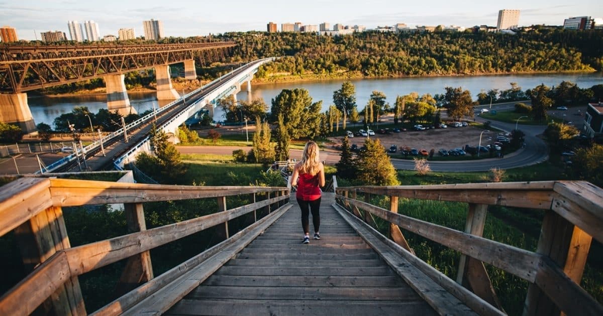Edmonton River Valley Stairs